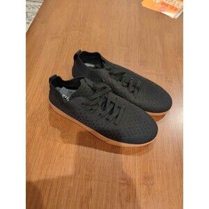 Suavs Zilker Black Gum Knit Sneakers Mens 6 women's 8